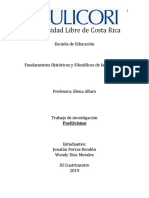 Trabajo Escrito Positivismo