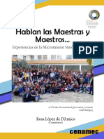 Libro Hablan Las Maestras y Maestros...