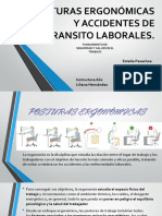 Posturas Ergonómicas y Accidentes de Transito Laborales