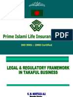 Legal & Regulatory Framework in Takaful Business by Mortuza Ali