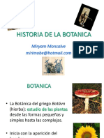 Historia BOTANICA