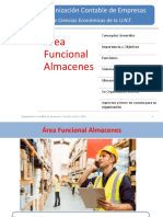 Clase #7 - Área Funcional Almacenes Año 2019