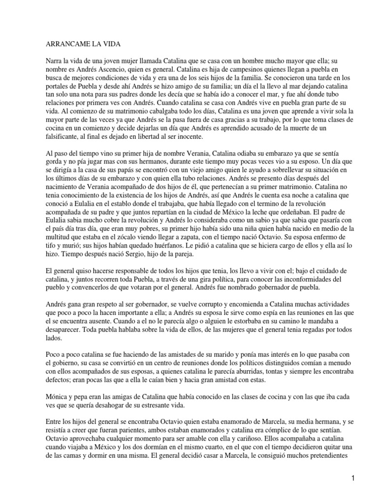 Vida de Catalina y Andrés Ascencio | PDF | Mujer | Familia