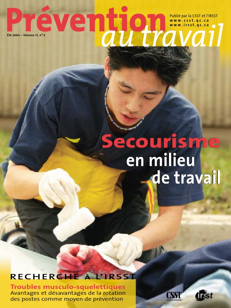 Formation Secourisme En Milieu De Travail Saguenay Secourisme en Milieu - CSST PDF | PDF