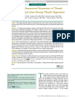 In Vivo 3-Dimensional Kinematics of Thumb PDF