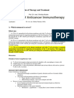 SELF ASSESSMENT Principles of Anticancer Immunotherapy