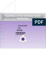 USP D1 Qualities of U Sales Performer