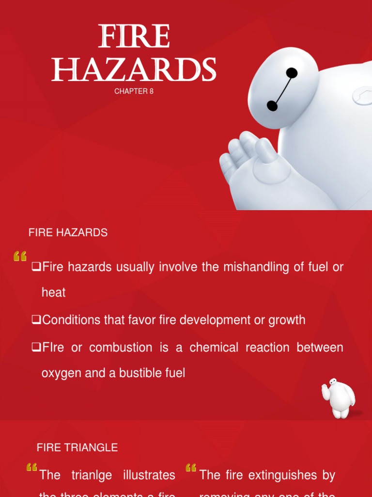 Chapter 8 FIRE HAZARDS PDF