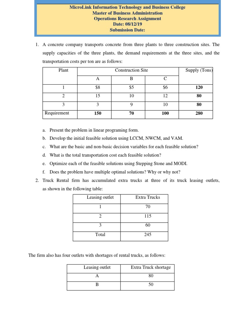 Assignment On TP | PDF