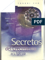 Secretos Del Crecimiento de La Iglesia - Paul Yonggi Cho - Fe Con Poder PDF