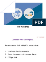 PHP 7 - Avanzado Conexion BD