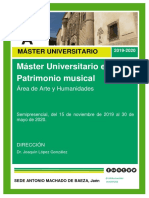 Folleto Master Universitario Patrimonio Musical 19-20 PDF