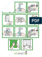 Rutina para Lavar Las Manos Con Dispensador de Jabon