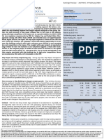 Bartleet Religare Securities Earnings Preview - Colombo Dockyard 4Q FY19 Sell Rating