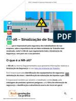 NR-26 - Sinalização de Segurança - Cores e Simbolos