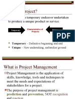 What Is A Project?: A Project Is A Temporary Endeavor Undertaken To Produce A Unique Product or Service