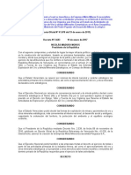Decreto 2683. Transferencia A La Empresa Mixta Minera Ecosocialista Parguaza. 19 Enero 2017