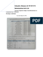 PROGRAMACION III 5 Ptos