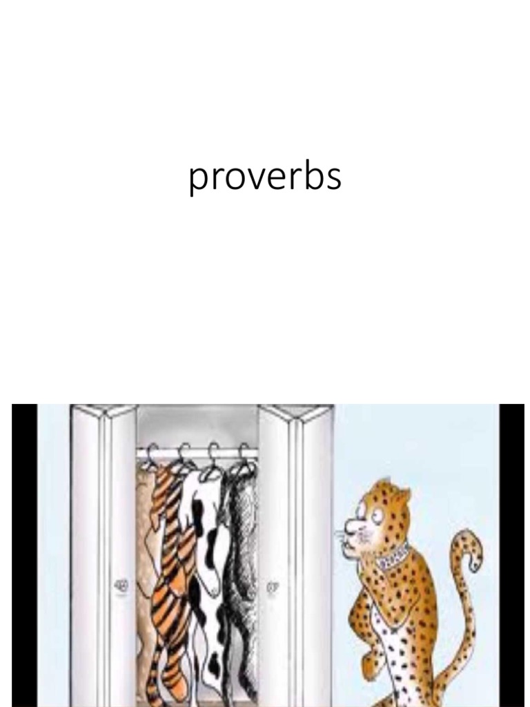 Proverbs | PDF