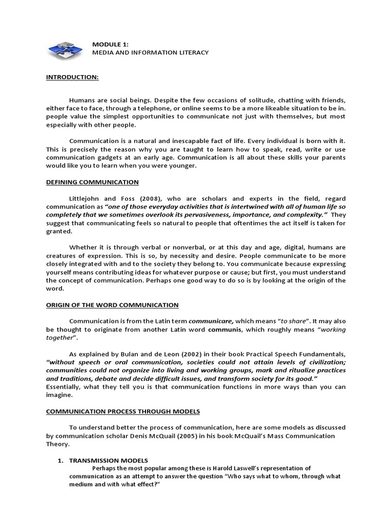 Module 1 - Mil | PDF