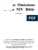 Serious Omissions In the NIV