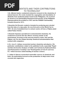 Filipino Scientists and Their Contributions To Technology