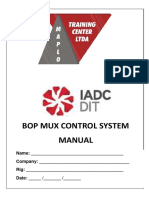BOP Mux Control System Manual (English)