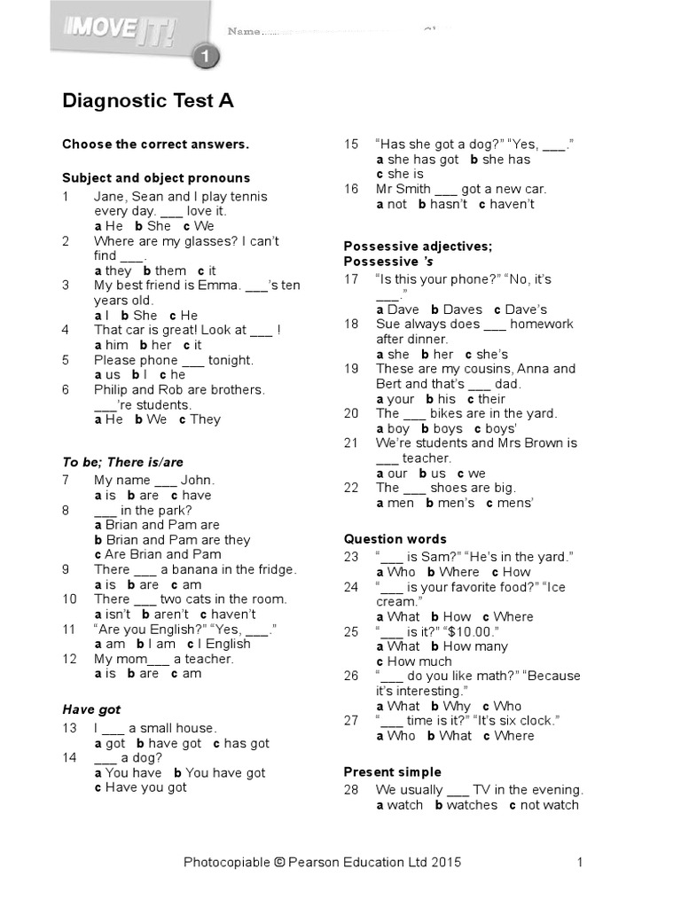 Test 1 | PDF
