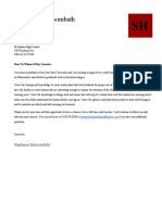 Cover Letter Template 1 - Initials