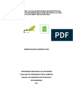Metodología para La Evaluación Técnica en Proyectos de Inyección de Agua Con Sartas Selectivas, PDF