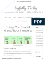 Things You Should Know About Introverts - Playfully Tacky