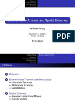 Extreme Value Analysis and Spatial Extremes