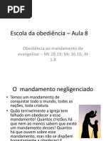 Aula 8 - O Mandamento Para Evangelizar