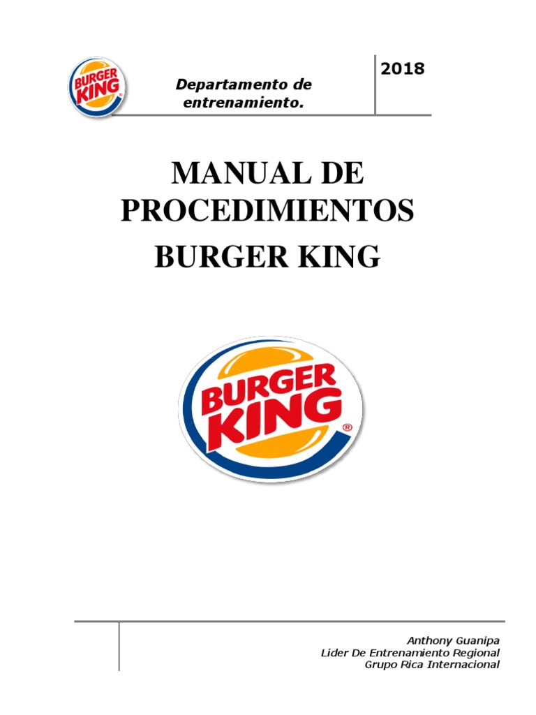 Burger King Pdf