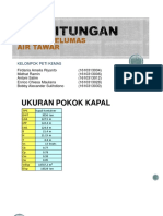 5 - Perhitungan Minyak Pelumas, Air Tawar