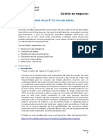 Actividad Virtual 01 - Foro - Caso Amazon - Com - Gestion de Negocios ASUC 00403 NRC 12793 y NRC 8082