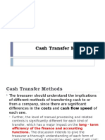 Cash Transfer Methods