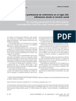 Dialnet ElProfesionalDeEnfermeriaEnElSigloXXI 4701542 PDF