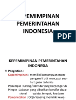Adm Pem - KEPEMIMPINAN PEMERINTAHAN INDONESIA