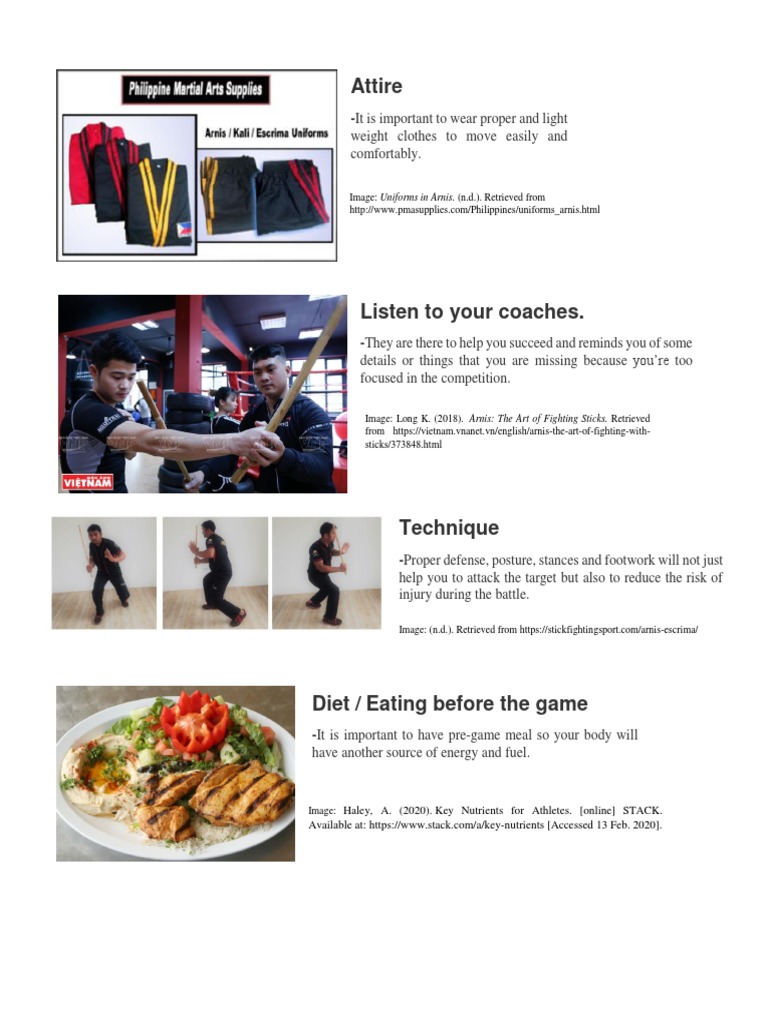 Safety Measures in Arnis PDF