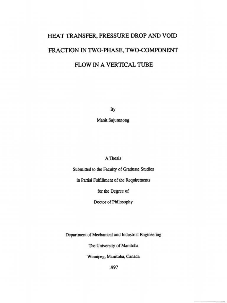 Marie -Ryoの初期イメージ Two-Phase Flow Heat Transfer Study | PDF