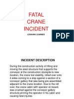 Fatal Incident-LessonsLearned