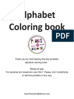 Alphabet Coloring Book PDF