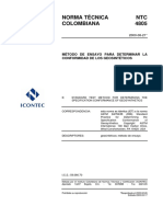 NTC 4805 Método de Ensayo para Determinar La Conformidad de Los Geosintéticos PDF