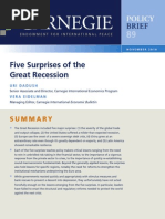 Download Five Surprises of the Great Recession by Carnegie Endowment for International Peace SN45002792 doc pdf