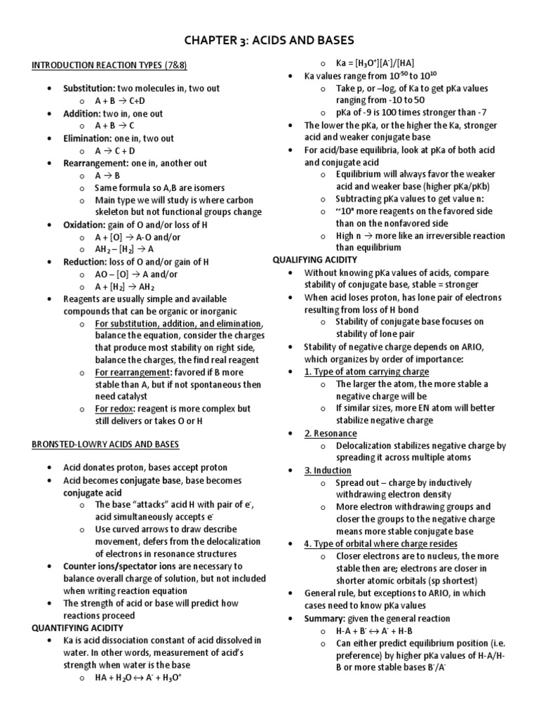 Chapter 3 Organic Chemistry Klein | PDF