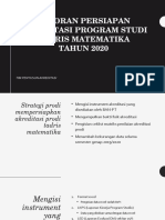 LAPORAN PERSIAPAN AKREDITASI PROGRAM STUDI TADRIS MATEMATIKA.pptx