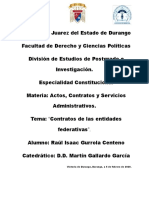 Contratos administrativos (caso aplicado Durango)