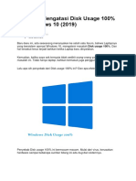 10 Cara Mengatasi Disk Usage 100