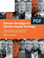 Draft Greater Bendigo Coalition Gender Equity Strategy